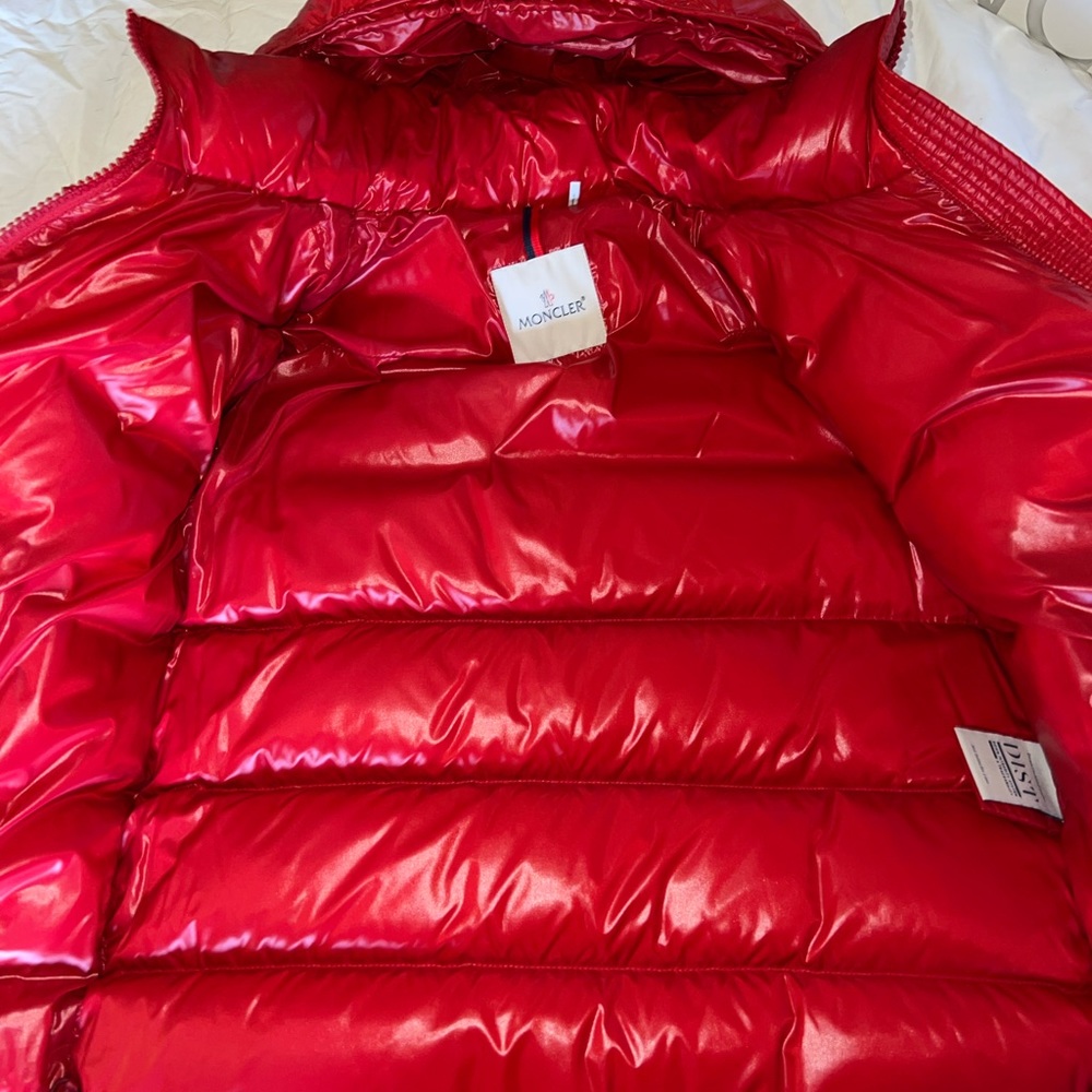 Moncler Maire red puffer coat size 0 - Picture 5 of 13